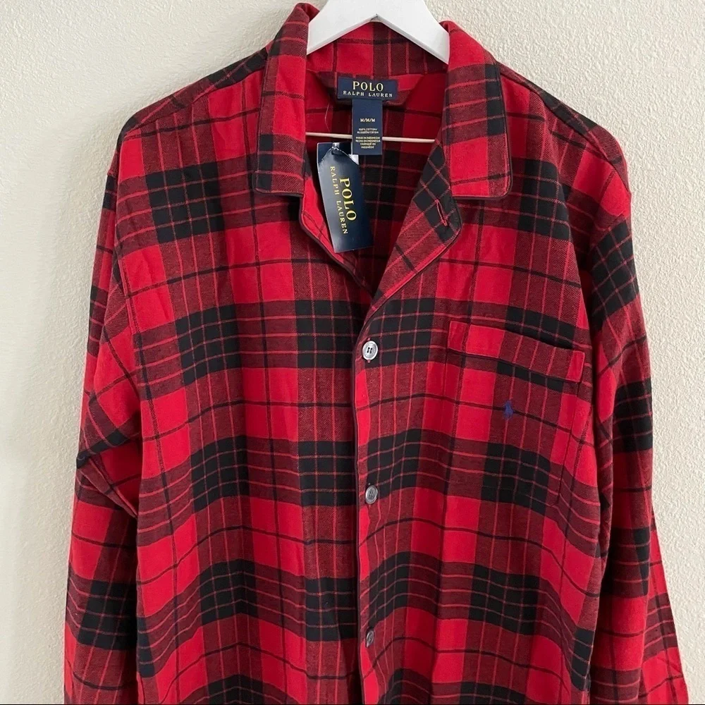 Polo Ralph Lauren Men’s Flannel Pajama Top Size L